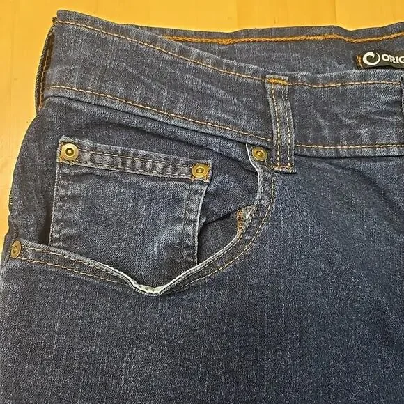 Origin Delta 68 Jeans Mens Size 34/32 (Actual 32/31) Blue Denim Workwear Stretch